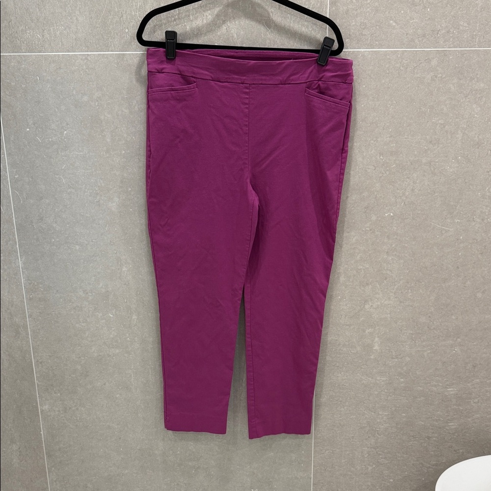 Chico's Rich Magenta Trousers